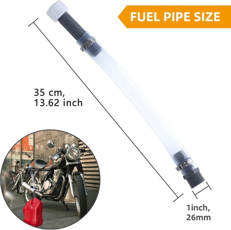 Niwicka 2 PCS Professional Racing Fuel Jug Hose - Durable R emplacement Gas Can Hose for VP Gas can, Fits 5 Gallon Fuel Can, Perfect for Racing & Off-Road Use - Image 2